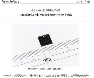 革新的太陽光発電技術研究開発