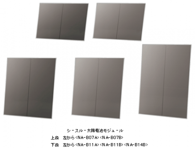 シースルー太陽電池モジュール