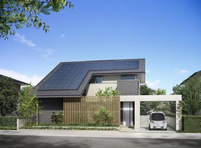 太陽と中庭のある住まい