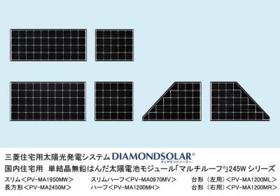 単結晶無鉛はんだ太陽電池モジュール