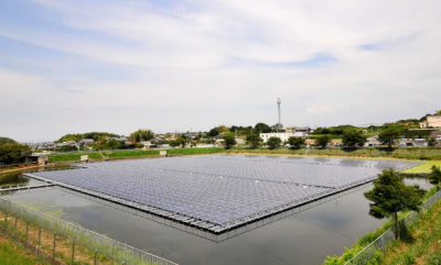 水上太陽光発電施設